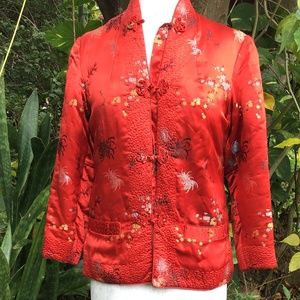 Vintage Chinese padded satin Jacket